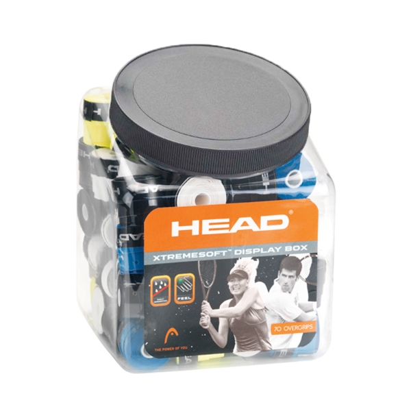 Sobregrip HEAD Xtreme Soft Display Overgrip x 70 Box  Multicolor 285712 MIX