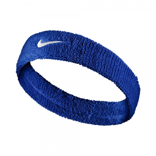 Tennis Headbands Nike Swoosh Headband  Royal Blue/White N.NN.07.402.OS