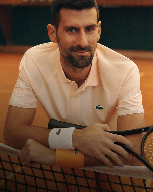 Technique and clay elegance
Lacoste Tennis Collection