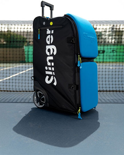 Bag out ball thrower in the soul
Slinger Bag